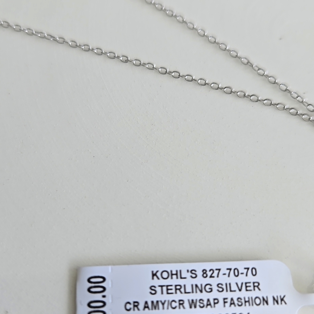 STERLING SILVER AND AMETHYST NECKLACE - Picture 6 of 11